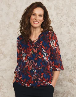 Christine Laure Chemisiers & Blouses|Hauts*Blouse orange fluide