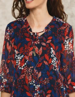 Christine Laure Chemisiers & Blouses|Hauts*Blouse orange fluide