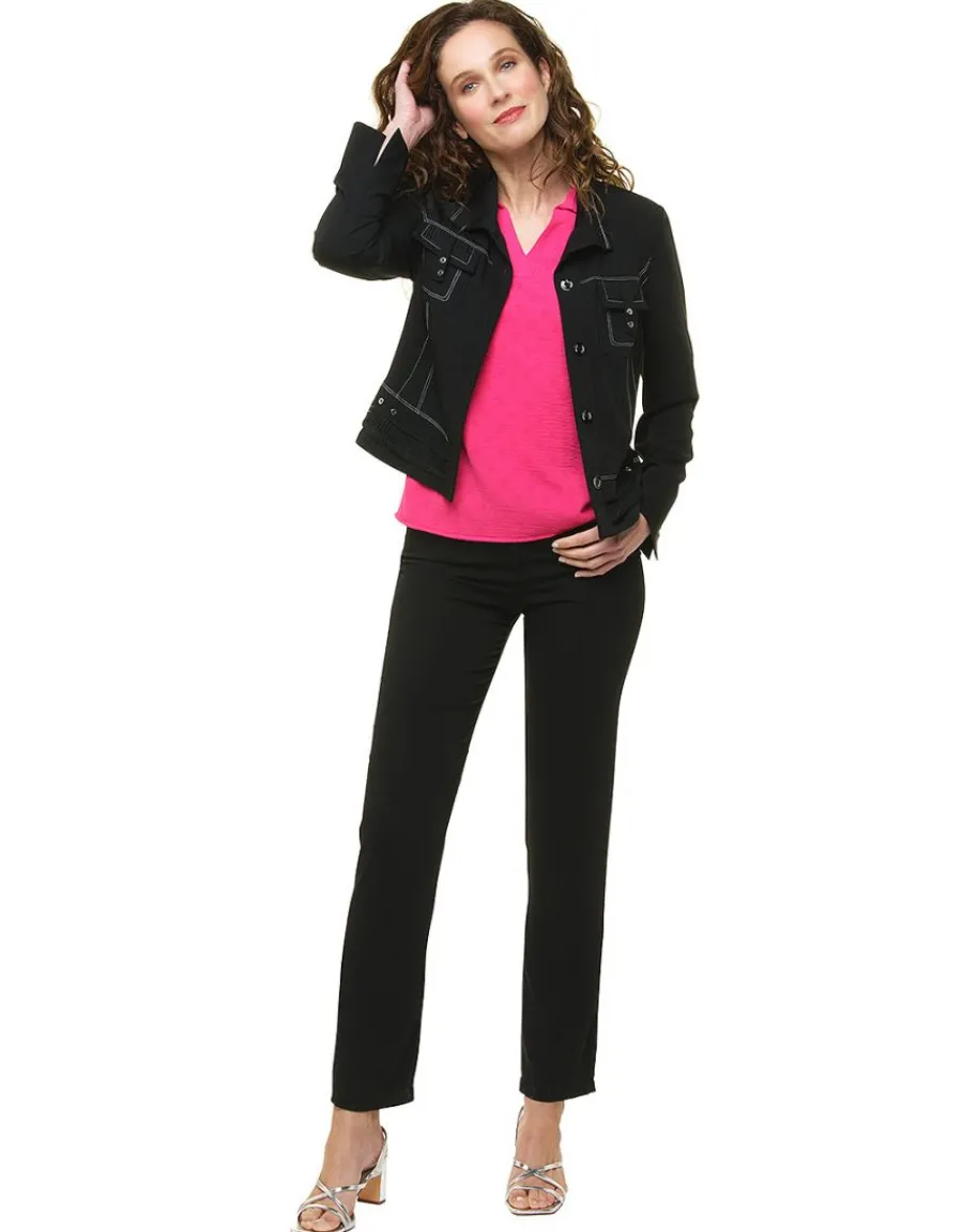 Christine Laure Chemisiers & Blouses|Hauts*Blouse rose esprit polo