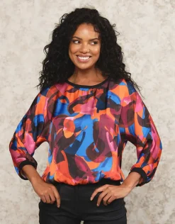 Christine Laure Chemisiers & Blouses|Hauts*Blouse satin imprimé