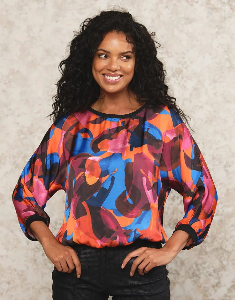 Christine Laure Chemisiers & Blouses|Hauts*Blouse satin imprimé