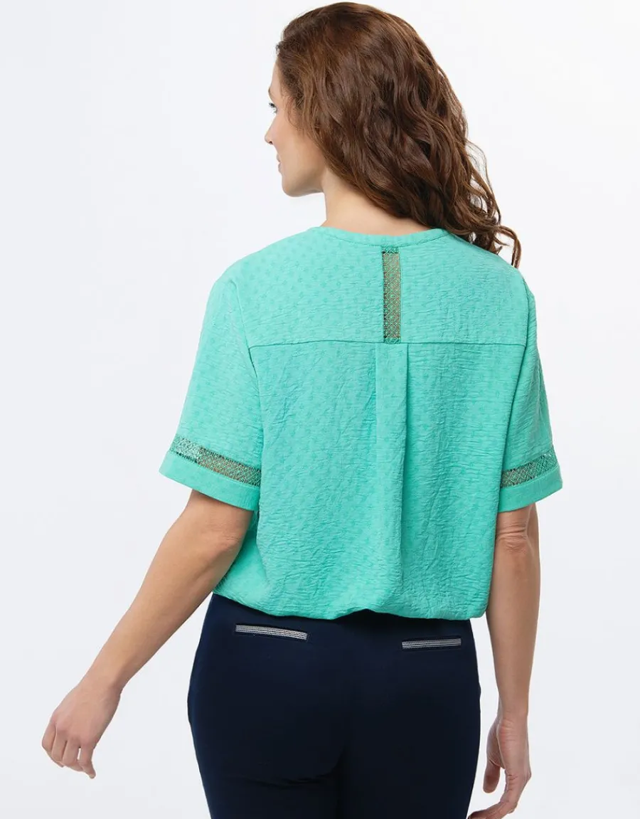 Christine Laure Chemisiers & Blouses|Hauts*Blouse vert menthe