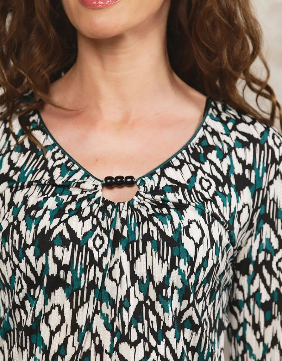 Christine Laure Chemisiers & Blouses|Hauts*Blouse verte chic