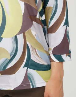 Christine Laure Chemisiers & Blouses|Hauts*Blouse verte imprimée