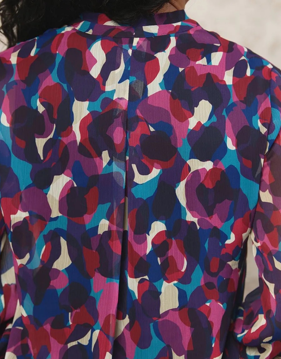 Christine Laure Chemisiers & Blouses|Hauts*Blouse violette imprimée