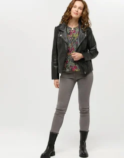 Christine Laure Chemisiers & Blouses|Hauts*Blouse voile vert fleuri