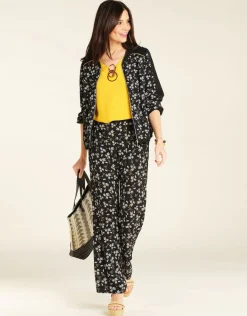 Christine Laure Casual|Vestes*Bombers imprimé noir