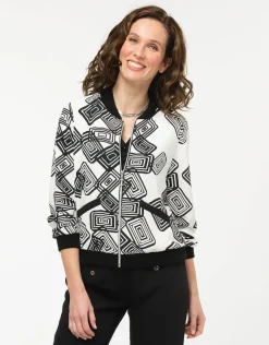 Christine Laure Habillées|Vestes*Bombers motif graphique