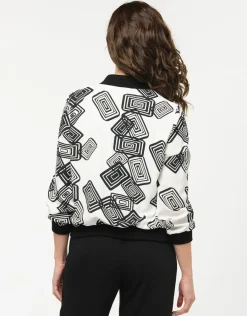 Christine Laure Habillées|Vestes*Bombers motif graphique