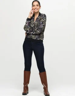 Christine Laure Casual|Vestes*Bombers résille imprimé