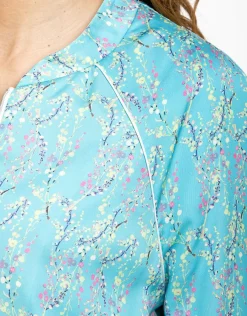 Christine Laure Casual|Vestes*Bombers turquoise imprimé