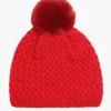 Christine Laure Accessoires*Bonnet rouge pompon