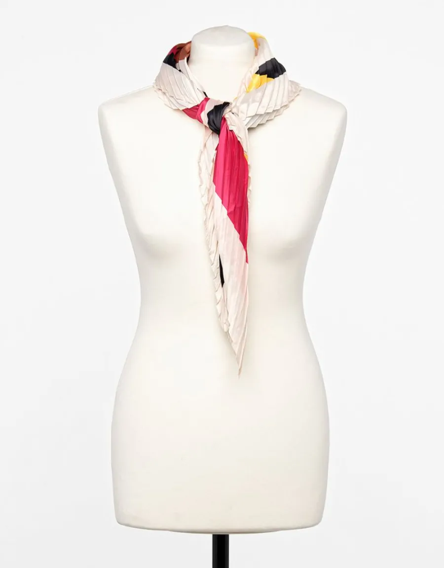 Christine Laure Accessoires*Carré plissé & coloré