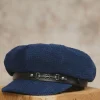 Christine Laure Chapeaux|Accessoires*Casquette gavroche marine