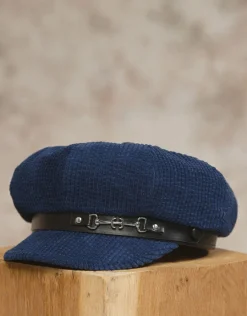 Christine Laure Chapeaux|Accessoires*Casquette gavroche marine