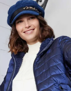 Christine Laure Chapeaux|Accessoires*Casquette gavroche marine