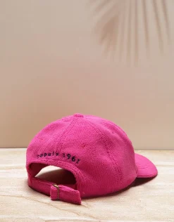 Christine Laure Chapeaux|Accessoires*Casquette éponge fuchsia