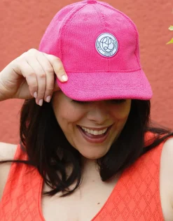Christine Laure Chapeaux|Accessoires*Casquette éponge fuchsia