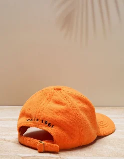 Christine Laure Chapeaux|Accessoires*Casquette éponge orange