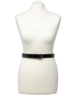 Christine Laure Maroquinerie|Accessoires*Ceinture cuir noir