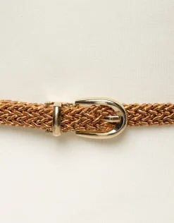 Christine Laure Maroquinerie|Accessoires*Ceinture fine marron