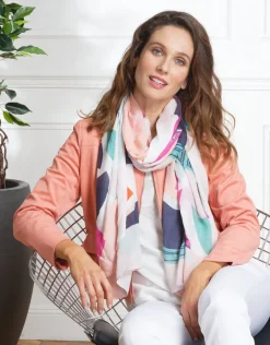 Christine Laure Accessoires*Cheche bambou blanc