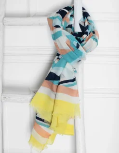 Christine Laure Accessoires*Cheche bleu imprimé