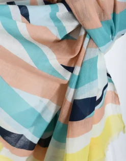 Christine Laure Accessoires*Cheche bleu imprimé