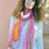 Christine Laure Accessoires*Cheche orange en coton