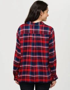 Christine Laure Chemisiers & Blouses|Hauts*Chemise carreaux rouge