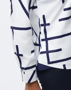 Christine Laure Chemisiers & Blouses|Hauts*Chemise imprimé graphique