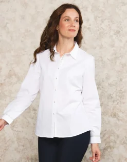 Christine Laure Chemisiers & Blouses|Hauts*Chemisier blanc coton