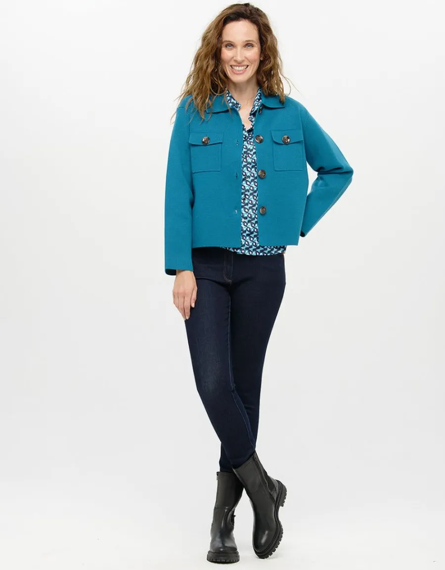 Christine Laure Chemisiers & Blouses|Hauts*Chemisier bleu pop