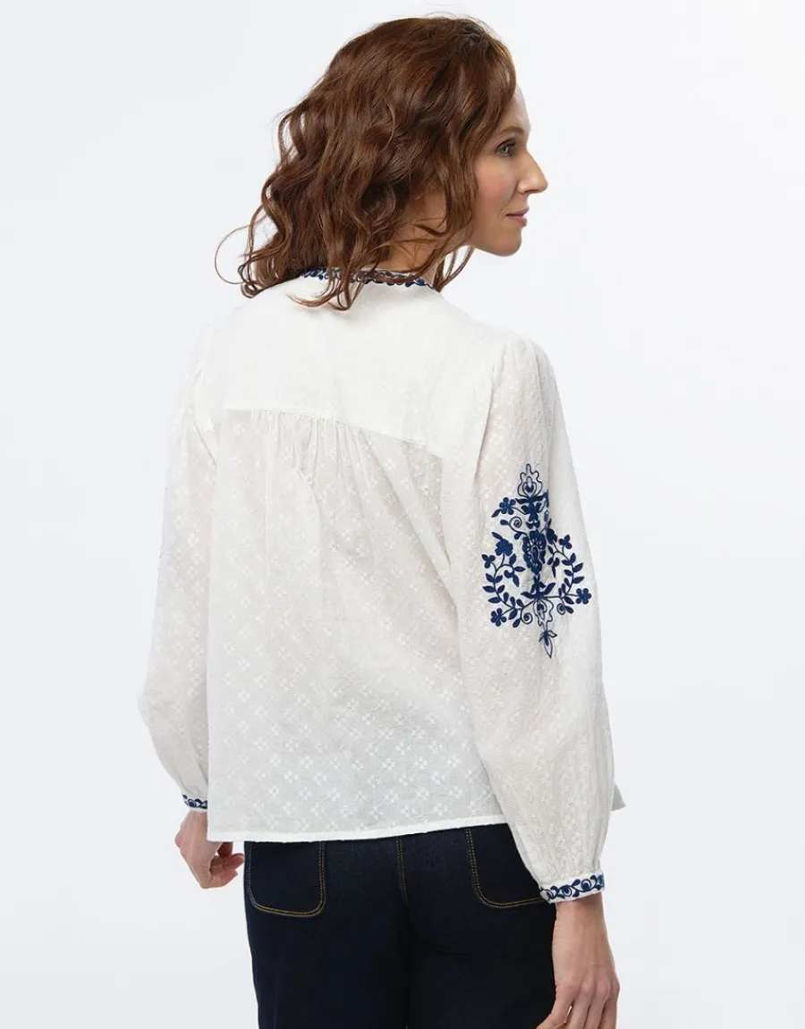 Christine Laure Chemisiers & Blouses|Hauts*Chemisier coton écru