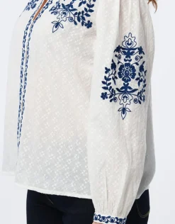 Christine Laure Chemisiers & Blouses|Hauts*Chemisier coton écru