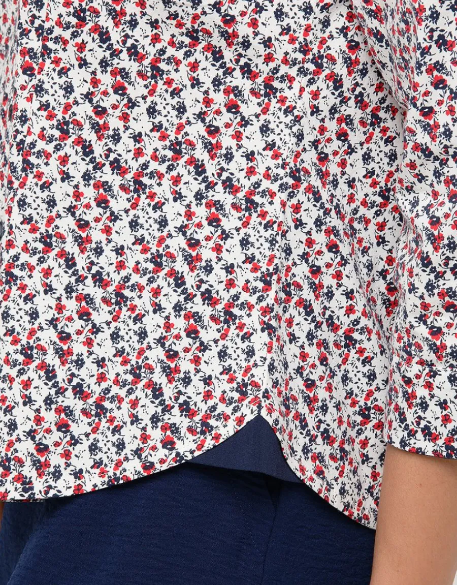 Christine Laure Chemisiers & Blouses|Hauts*Chemisier coton fleuri