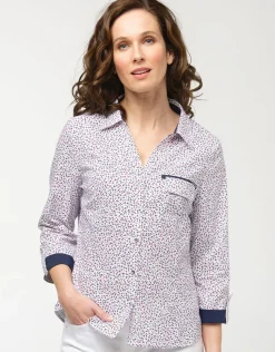 Christine Laure Chemisiers & Blouses|Hauts*Chemisier coton fleuri
