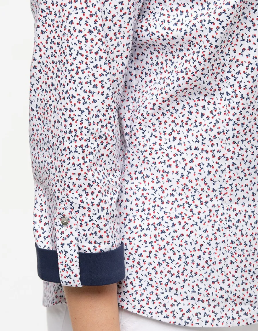 Christine Laure Chemisiers & Blouses|Hauts*Chemisier coton fleuri