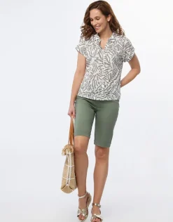 Christine Laure Chemisiers & Blouses|Hauts*Chemisier écru imprimé