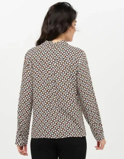 Christine Laure Chemisiers & Blouses|Hauts*Chemisier écru imprimé