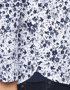 Christine Laure Chemisiers & Blouses|Hauts*Chemisier imprimé bleu