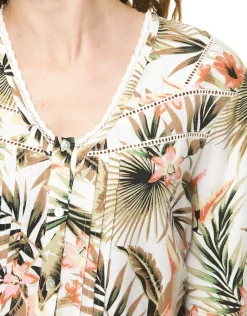 Christine Laure Chemisiers & Blouses|Hauts*Chemisier imprimé écru