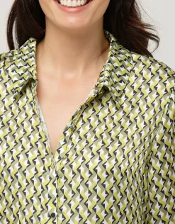 Christine Laure Chemisiers & Blouses|Hauts*Chemisier imprimé kaki