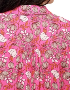 Christine Laure Chemisiers & Blouses|Hauts*Chemisier rose fleurie