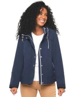 Christine Laure Parkas|Parkas*Ciré court bleu marine