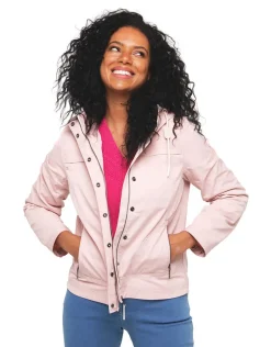Christine Laure Parkas|Parkas*Ciré court rose clair