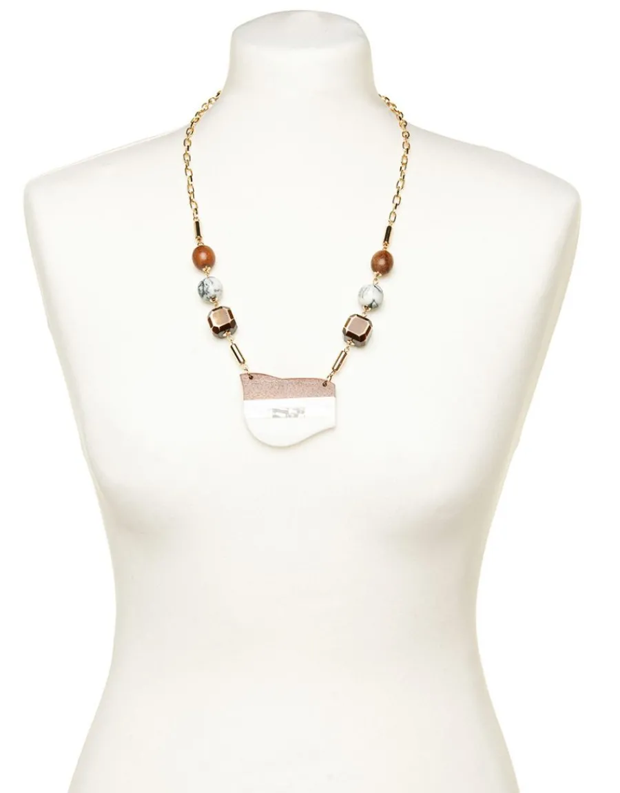 Christine Laure Bijoux|Accessoires*Collier doré perles