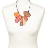 Christine Laure Accessoires|Bijoux*Collier en bois rouge