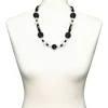 Christine Laure Bijoux|Accessoires*Collier perles noir blanc
