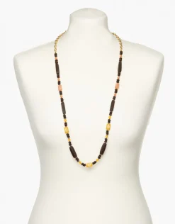 Christine Laure Bijoux|Accessoires*Collier sautoir marron